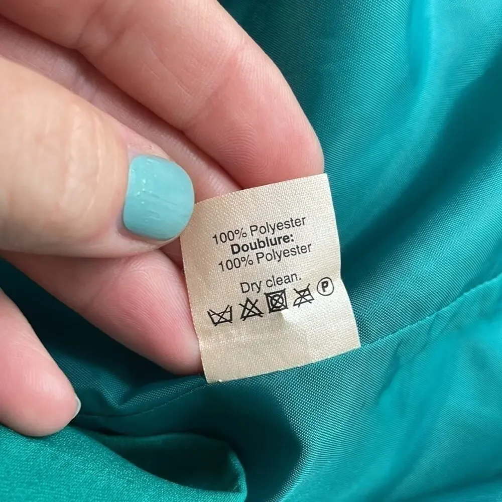 J. Crew Gorgeous Emerald Green Twist Strap Shift Dress/Cocktail Dress